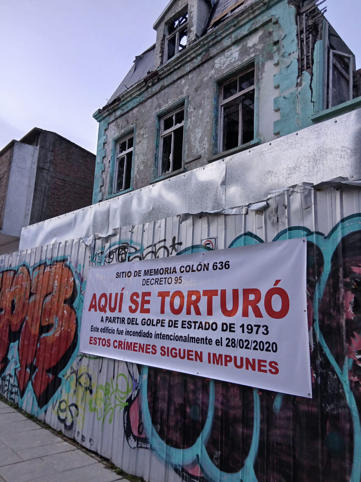 HOMENAJE A LAS VICTIMAS DEL GOLPE A 52 AÑOS