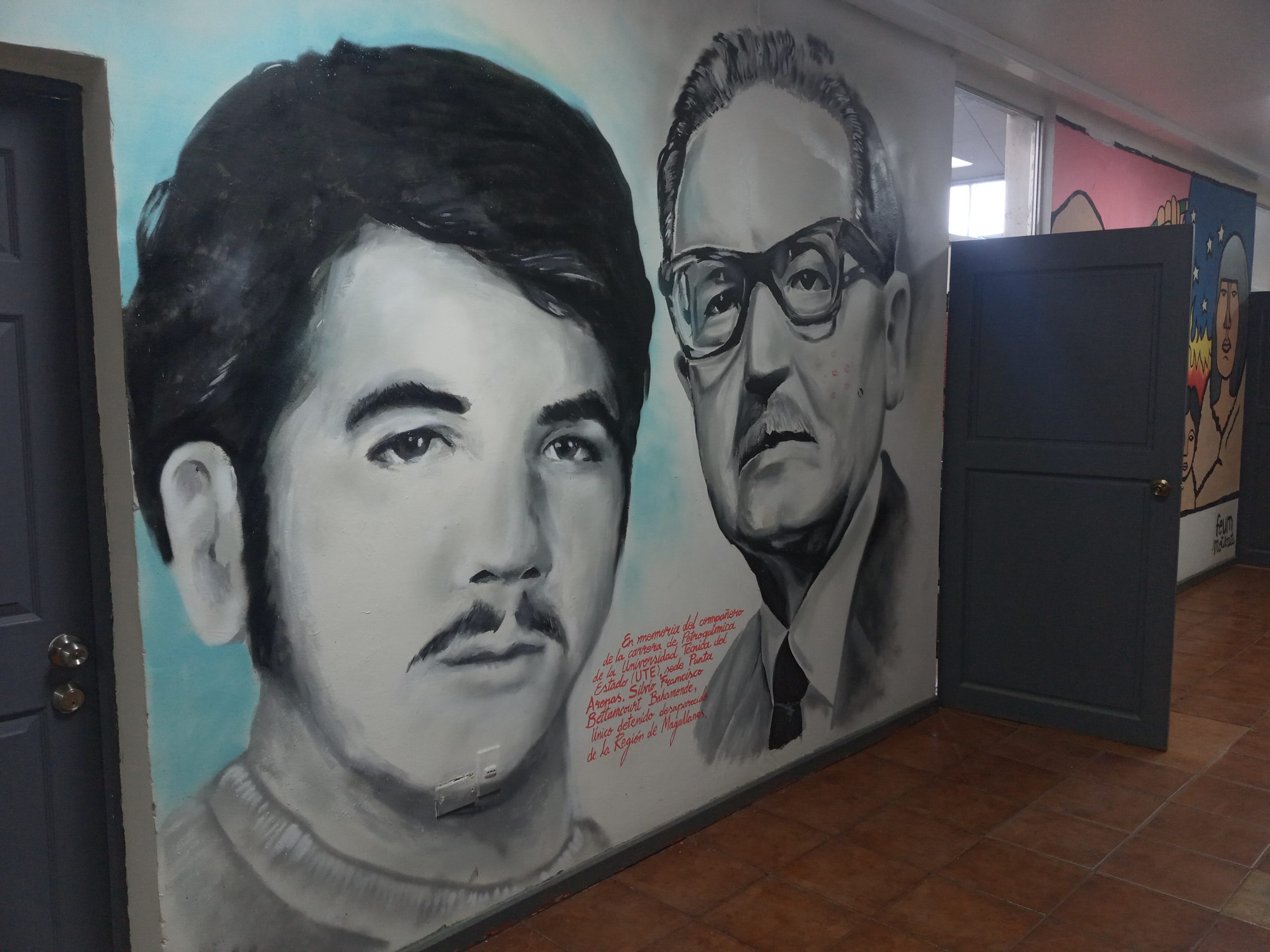Condenamos vandalización de mural en homenaje a Francisco Bettancourt en la UMAG